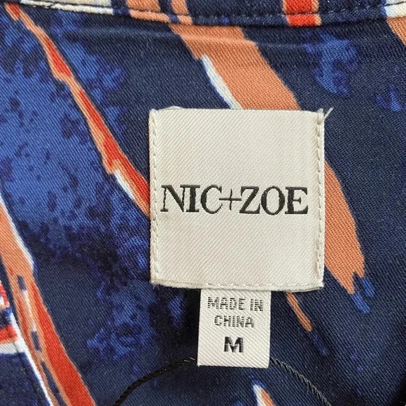 NWT NIC+ZOE Women's Seaside Shade Shirt - Picture 9 of 10